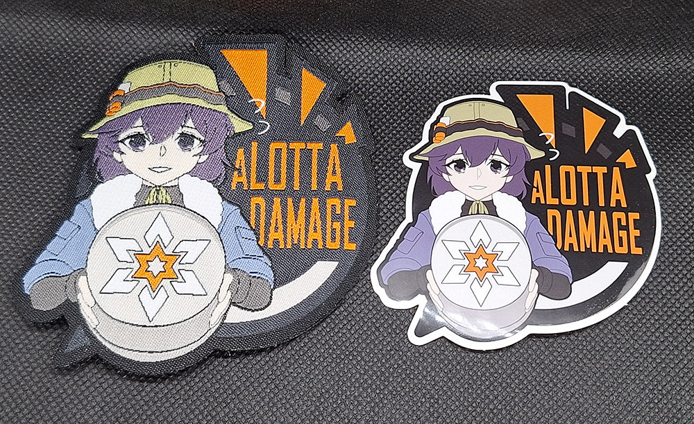 "A Lotta Damage" Patch/Sticker (Girls' Frontline 2)