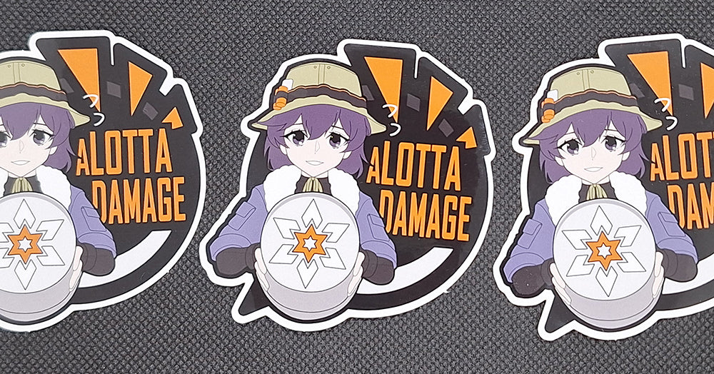 "A Lotta Damage" Patch/Sticker (Girls' Frontline 2)