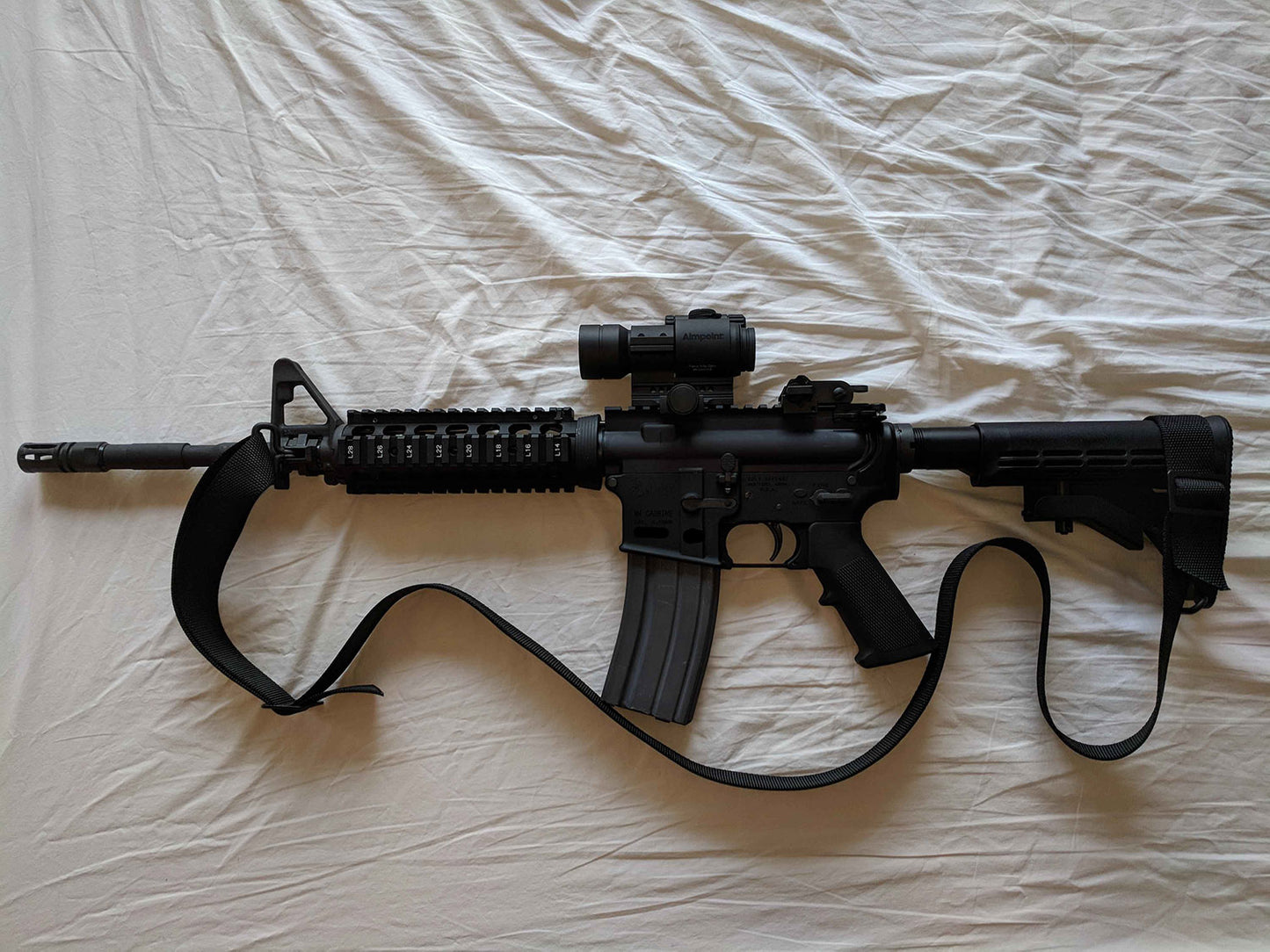 M68 CCO Picatinny Optics Mounts with 1-inch Risers