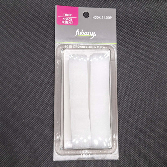 Fabany Hook and Loop Fasteners (White)