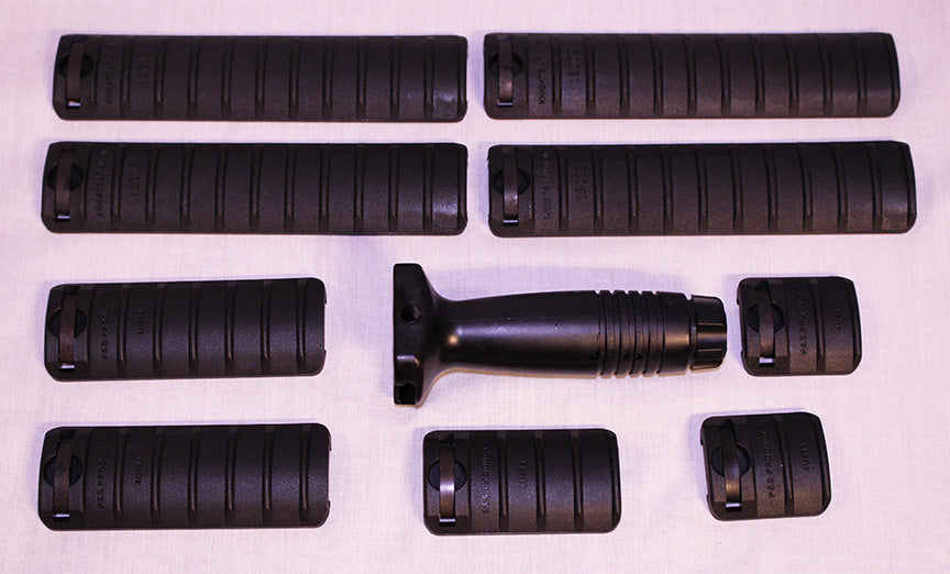 Knight's Armanent Company (KAC)/P&S Products M4 RIS/RAS Rail Covers + Grip Set