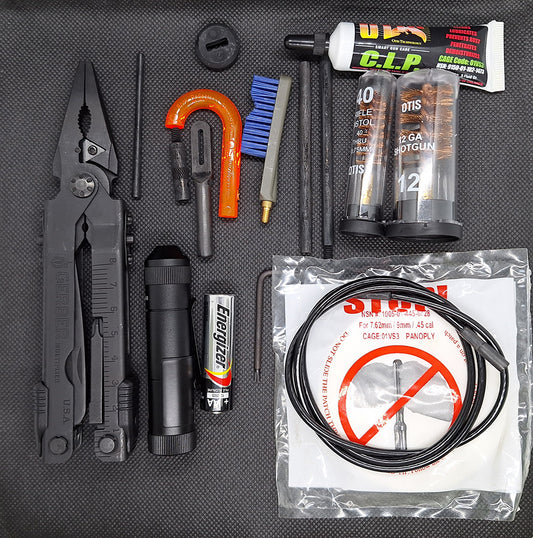 Soldier's Shotgun Cleaning Kit (w/ Gerber Multitool)