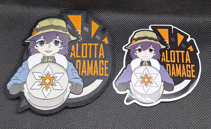 "A Lotta Damage" Patch/Sticker (Girls' Frontline 2)