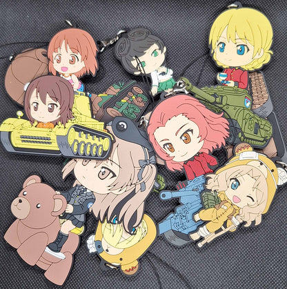 Girls und Panzer Character Keychains [Assorted Keychain Batch #1]