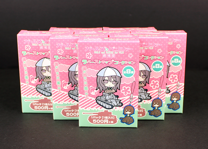 Girls und Panzer Keychain Blind Boxes [Pink Ooarai Outfit Commanders Edition]