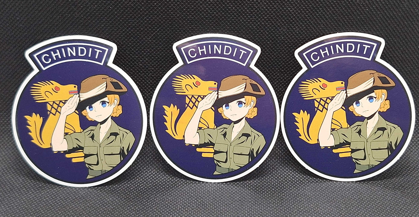 Pekoe's "Chindits" patch/sticker (Girls und Panzer)