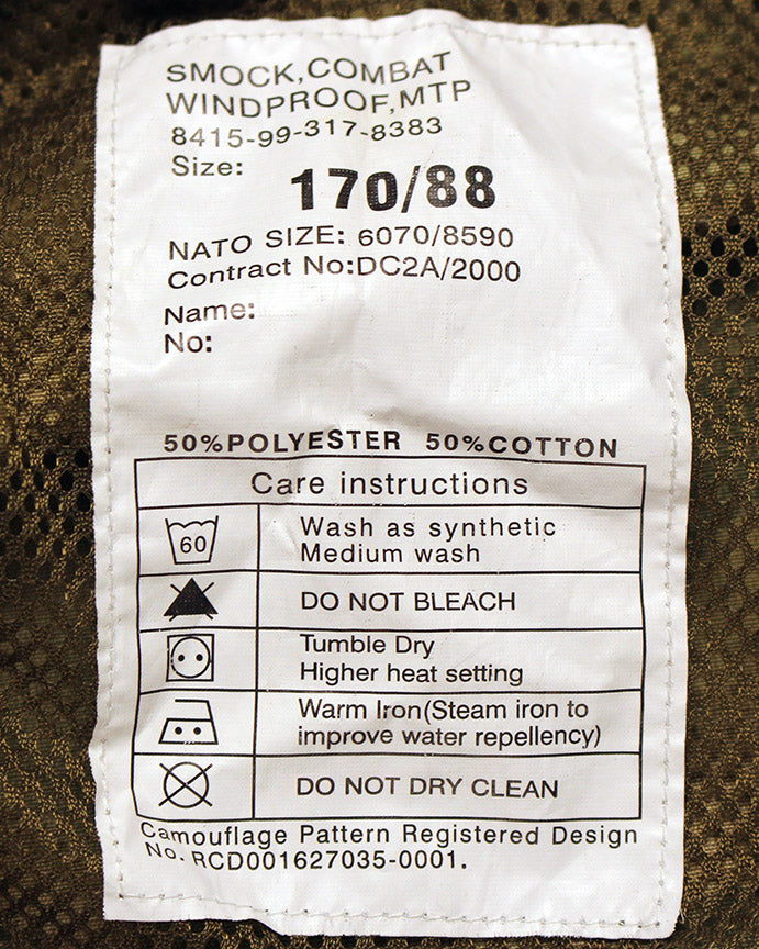 [CCC] British MTP Combat Smock (Size 170/88)