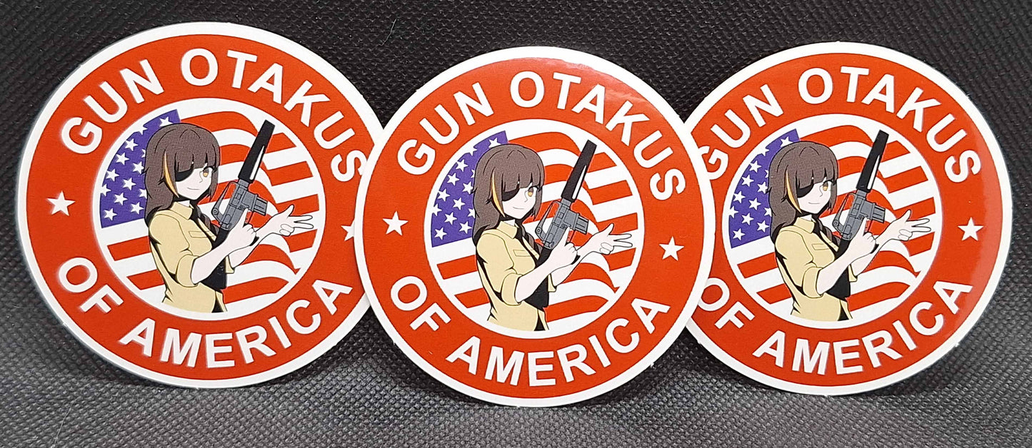 Gun Otakus of America patch/sticker (Girls' Frontline)