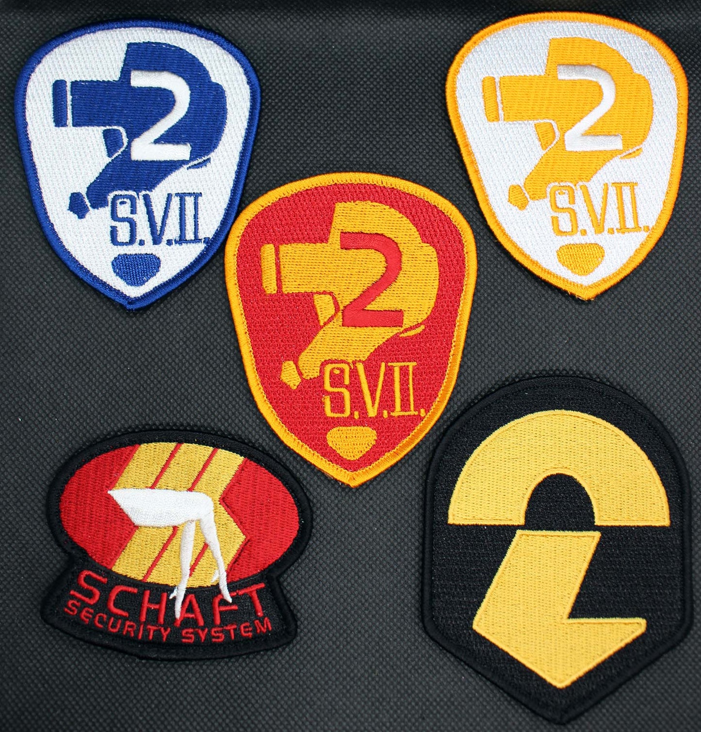 Special Vehicle Section 2 (S.V.II) / Schaft Security Service (SSS) Patches - Patlabor