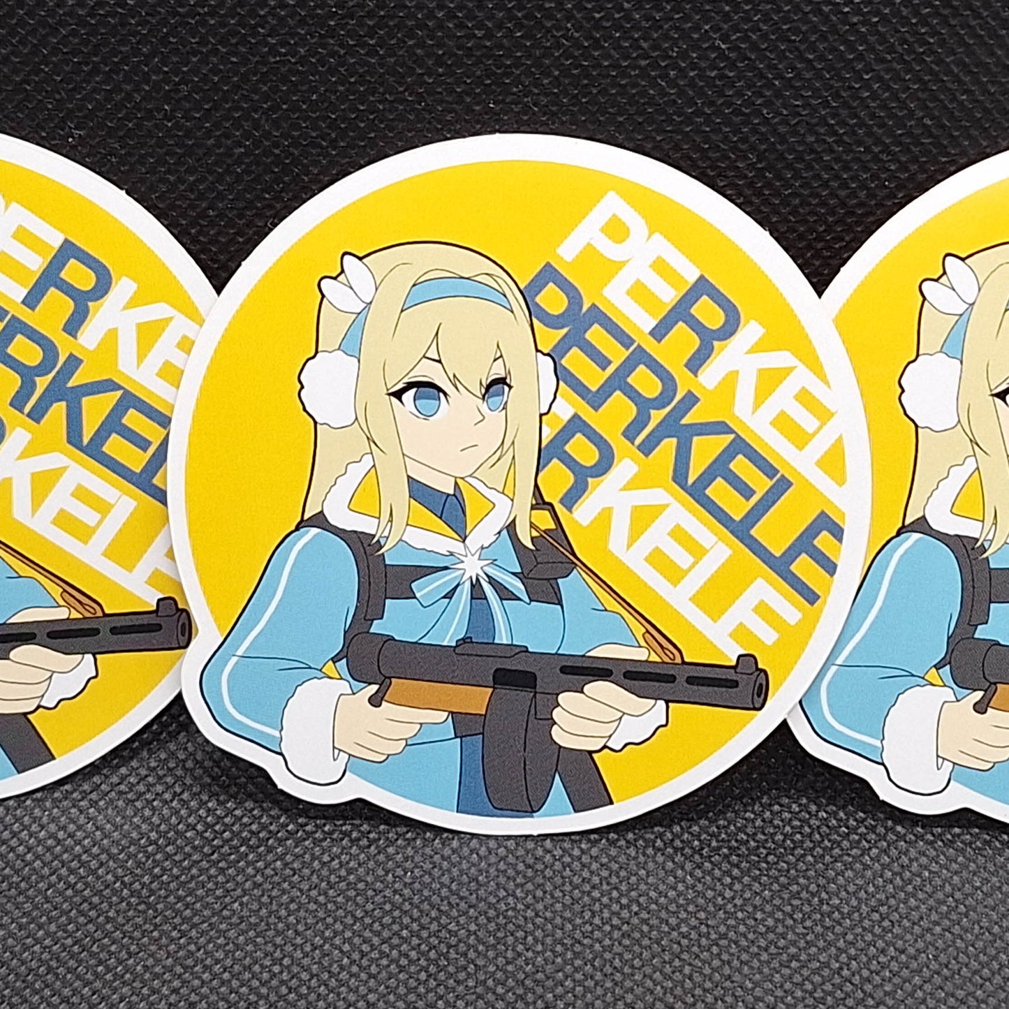 Suomi Perkele patch/sticker (Girls' Frontline 2)