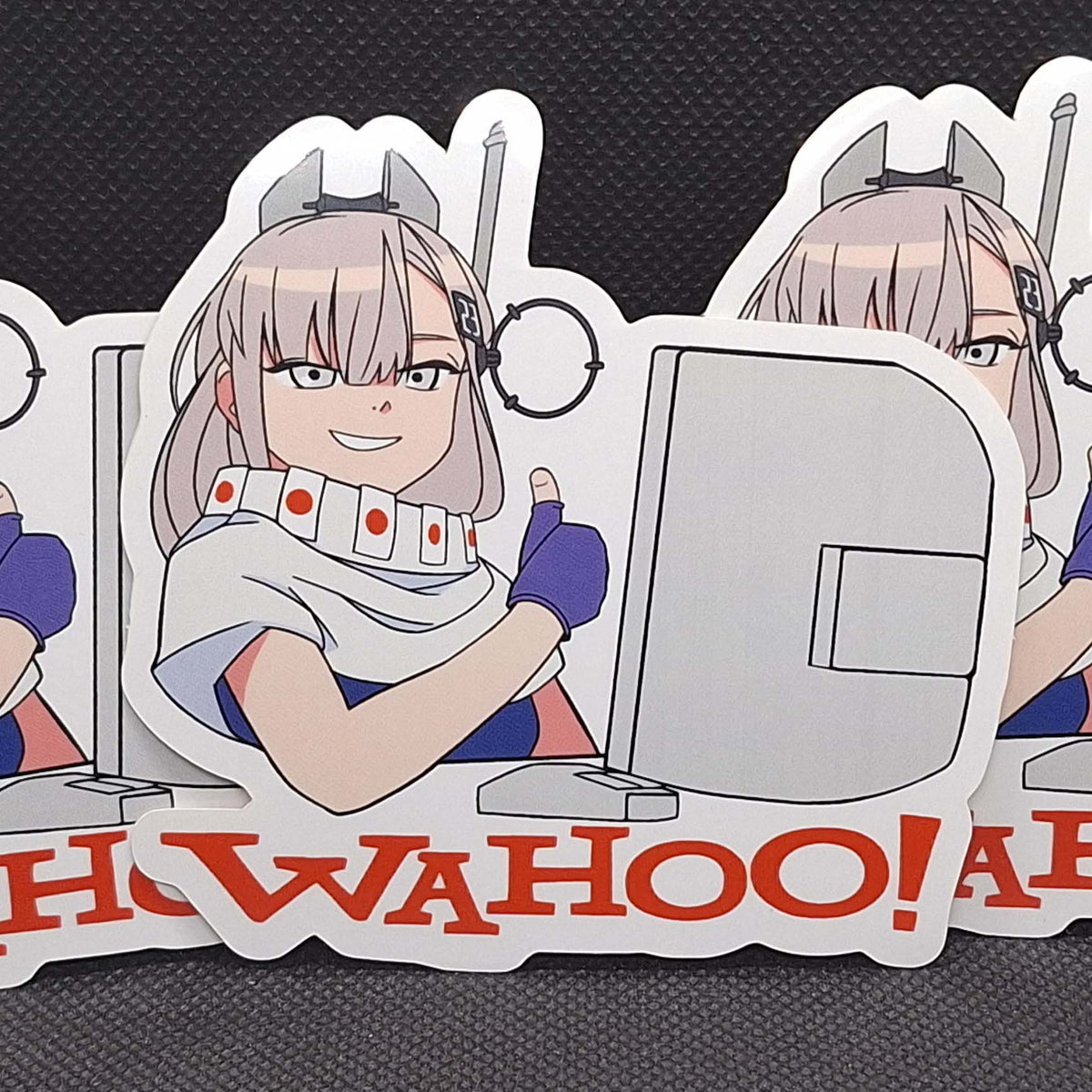 Wahoo Sticker Wahoo! USS Wahoo Sticker (KanColle) – Moe Mil Shop