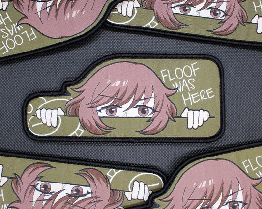 "Floof was Here" Patch/Sticker [v2] (Girls und Panzer)