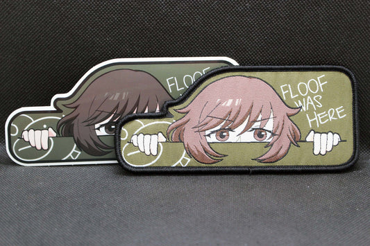 "Floof was Here" Patch/Sticker [v2] (Girls und Panzer)